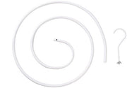 Hanger a forma a spirale per lenzuola, organizzatore per abiti, asciugamani e accessori, ferro da stiro con asciugacapelli a spirale, gruccia con maniglia a spirale e pulsante girevole