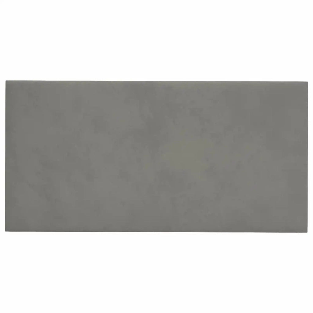 Testiera da Parete 12 pcs Grigio Chiaro Velluto