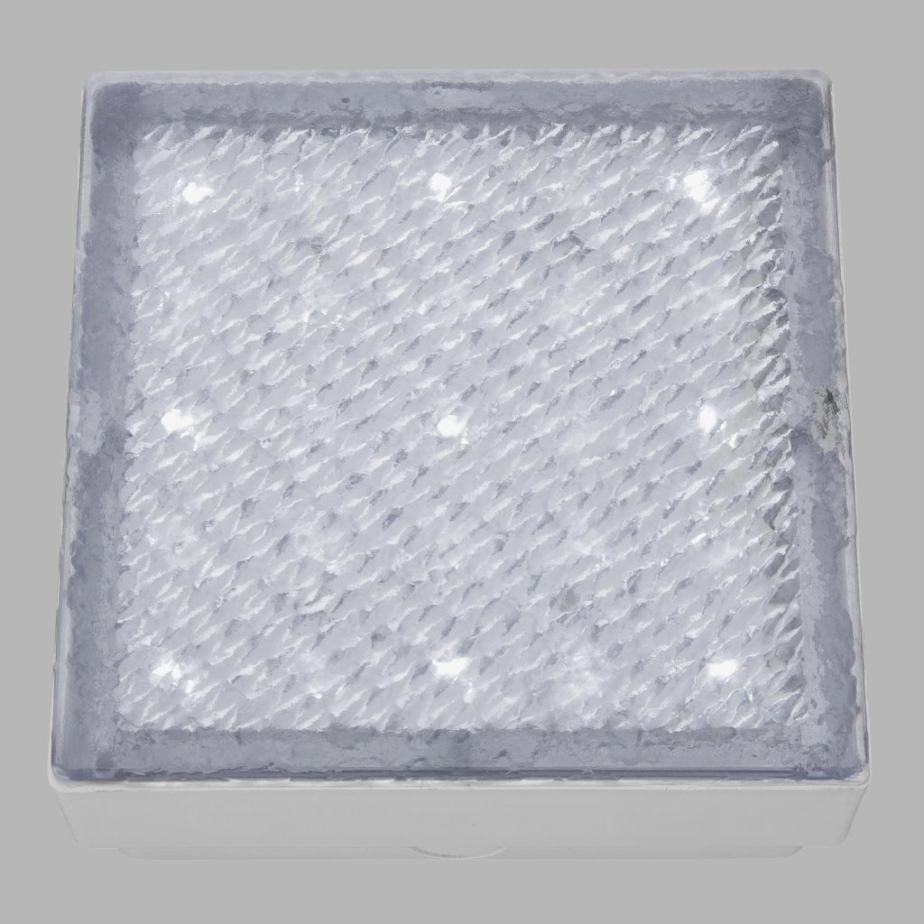 Faretto Calpestabile Contemporaneo Policarbonato Bianco Led 0,9W 7000K