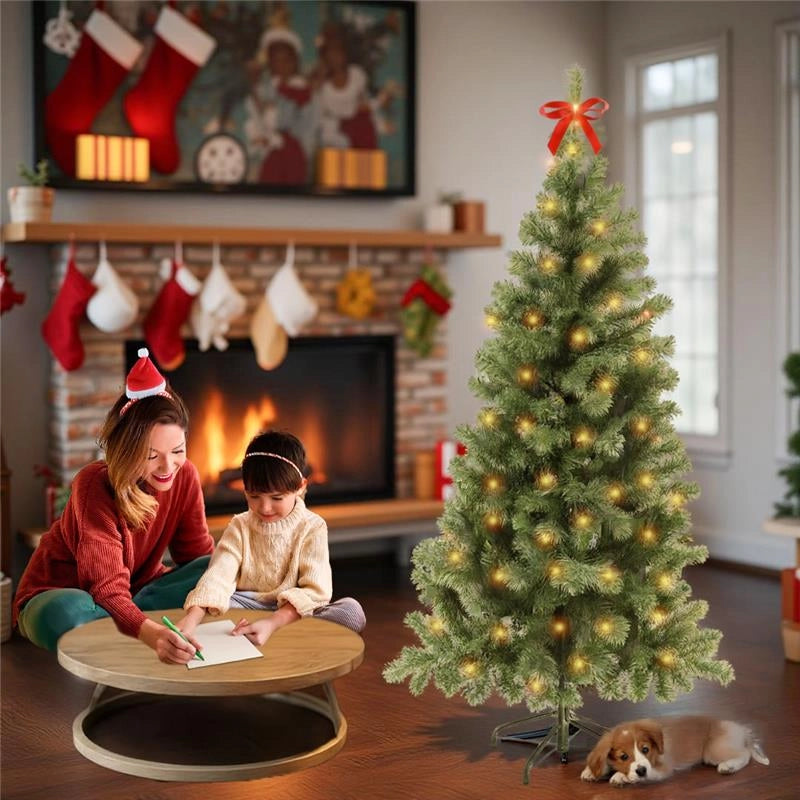 ALBERO DI NATALE ROCCARASO 120 CM VERDE ARTIFICIALE CON 208 RAMI