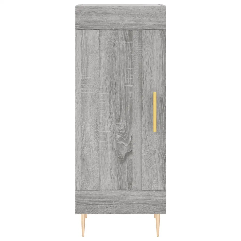 Credenza Grigio Sonoma 34,5x34x90 cm in Legno Multistrato 830434