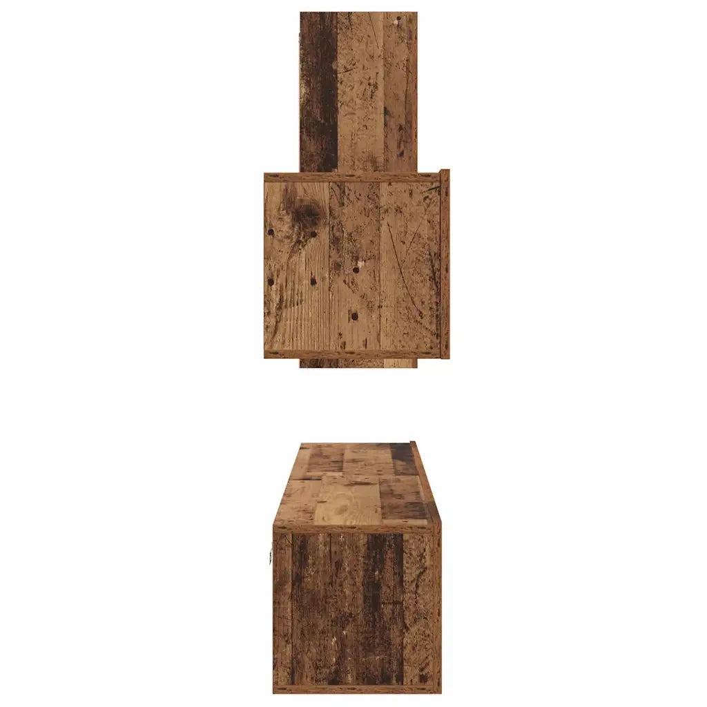 Set mobile TV 4 pcs Legno vecchio Legno multistrato 3393261