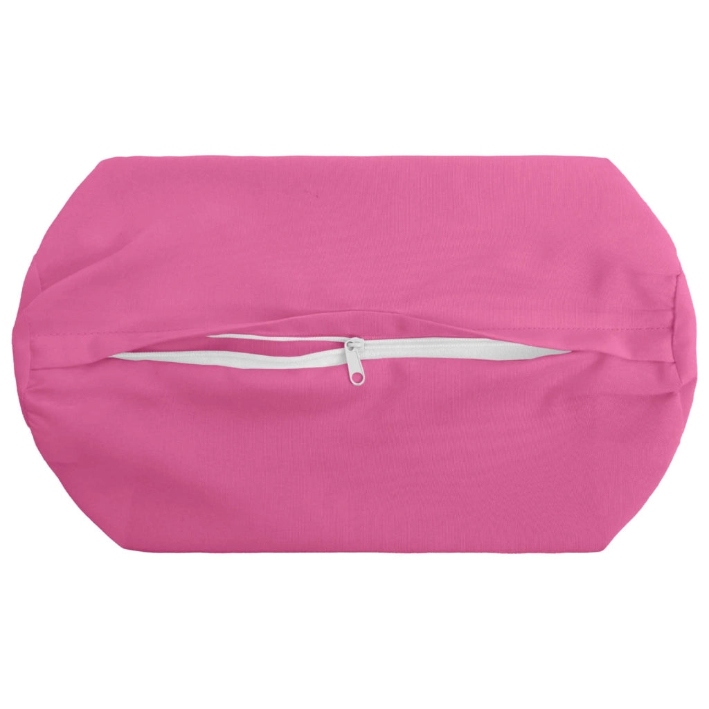 Federa 6 pcs HEERLEN Rosa Ø 15 x 40 cm Poliestere 923336