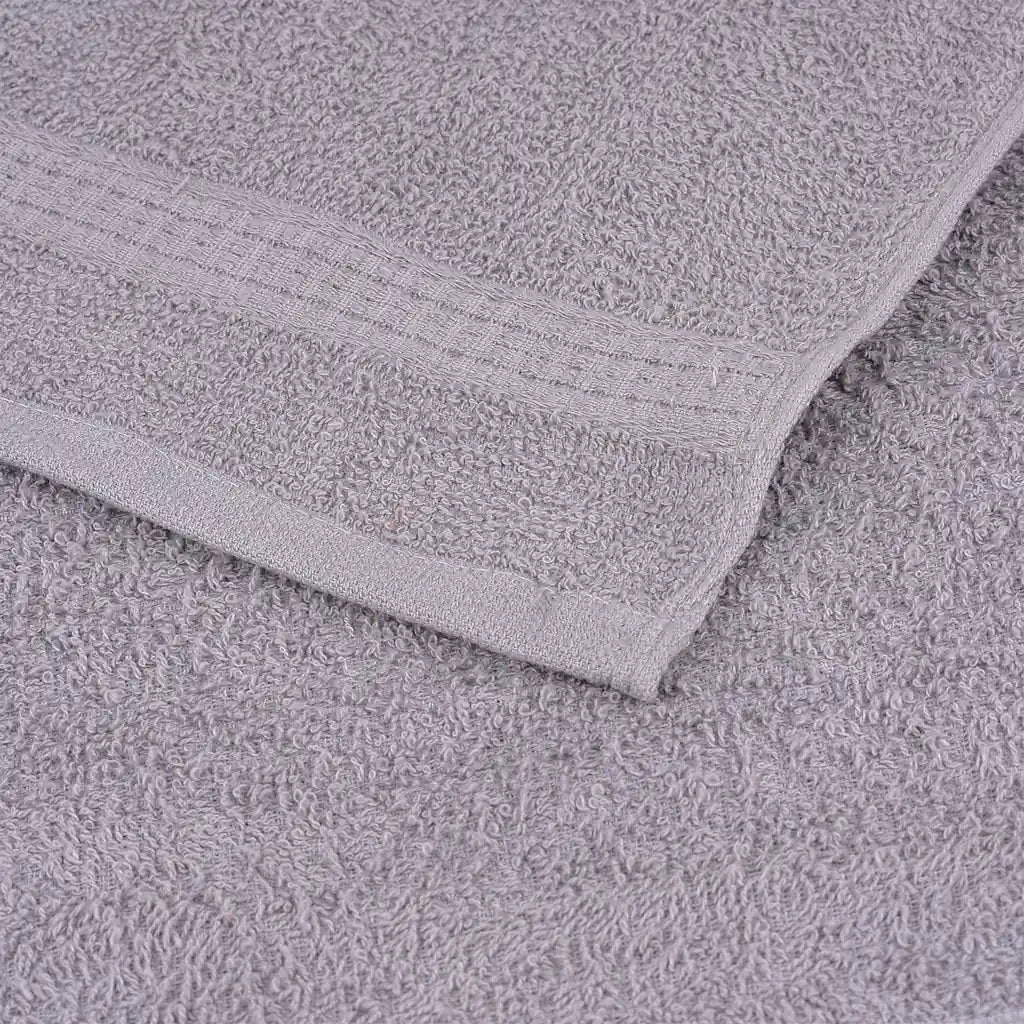 Asciugamani per sauna FROGN 10 pz | Teli per bagno Grigio 80x200 cm 360 g/m2