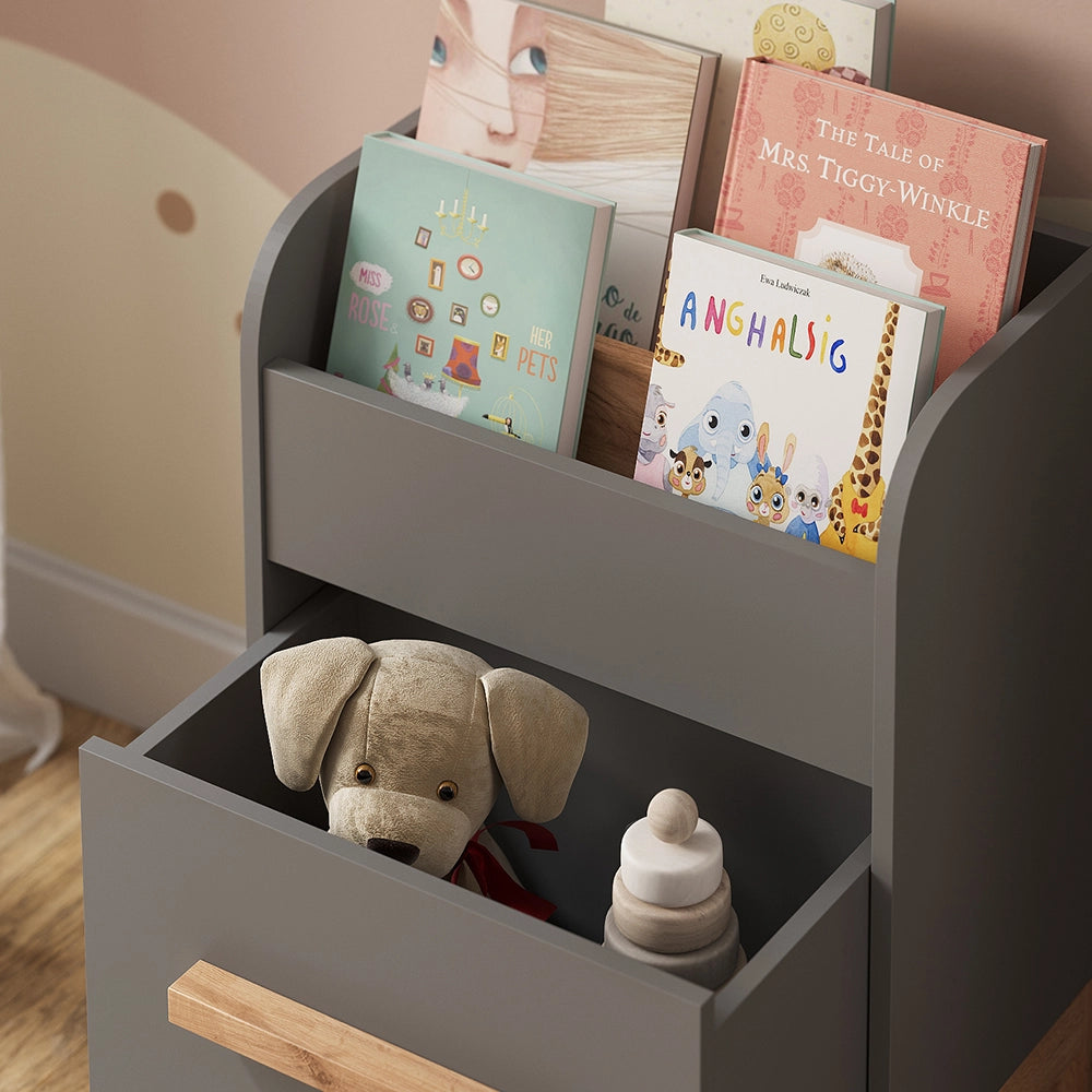 Vitalispa Libreria Grigio 55 x 70 cm con cassetto