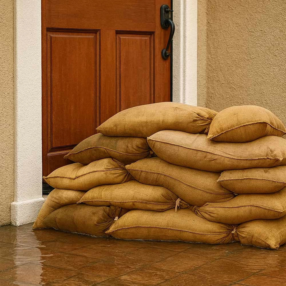 Sacco juta 50 cm x h 70 cm resistente e riutilizzabile set da 5 pezzi
