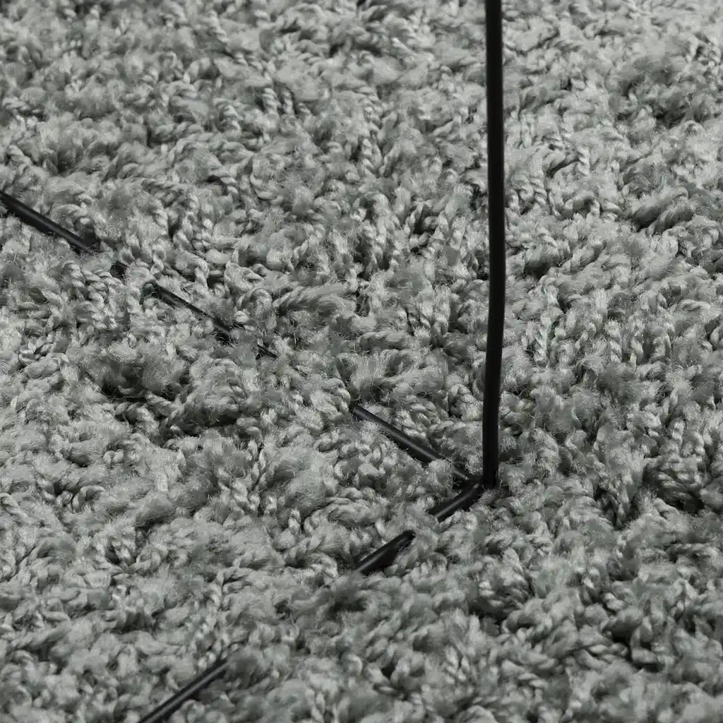 Tappeto del soggiorno | Tappeto Shaggy PAMPLONA a Pelo Lungo Moderno Verde 80x150 cm