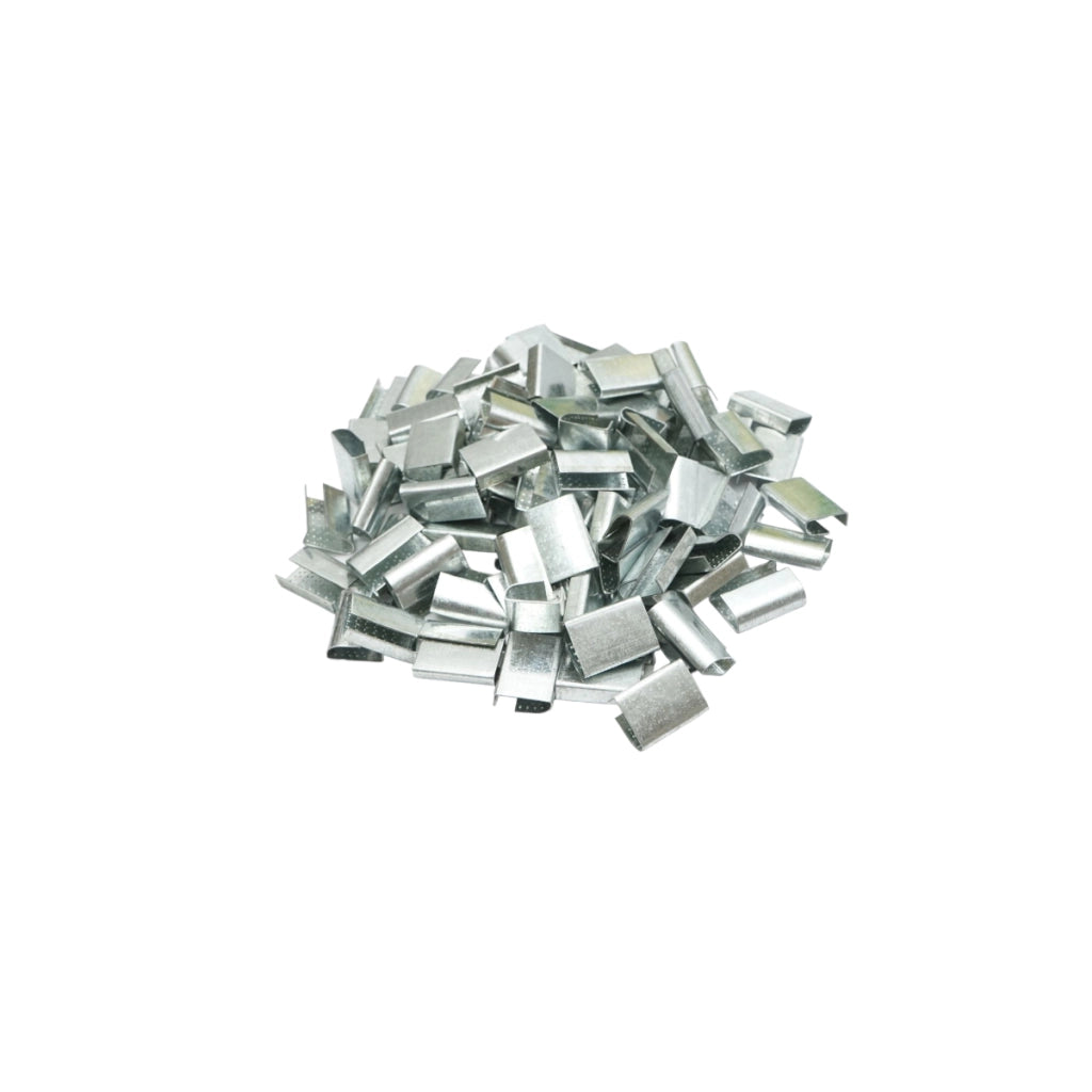 Graffette metalliche per reggetta PP/PET 19mm 800 pz