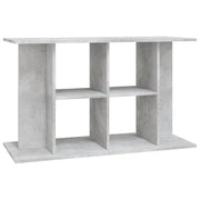 Base per mobiletto per acquario 100 x 40 x 60 cm legno ingegnerizzato grigio 02_0045037