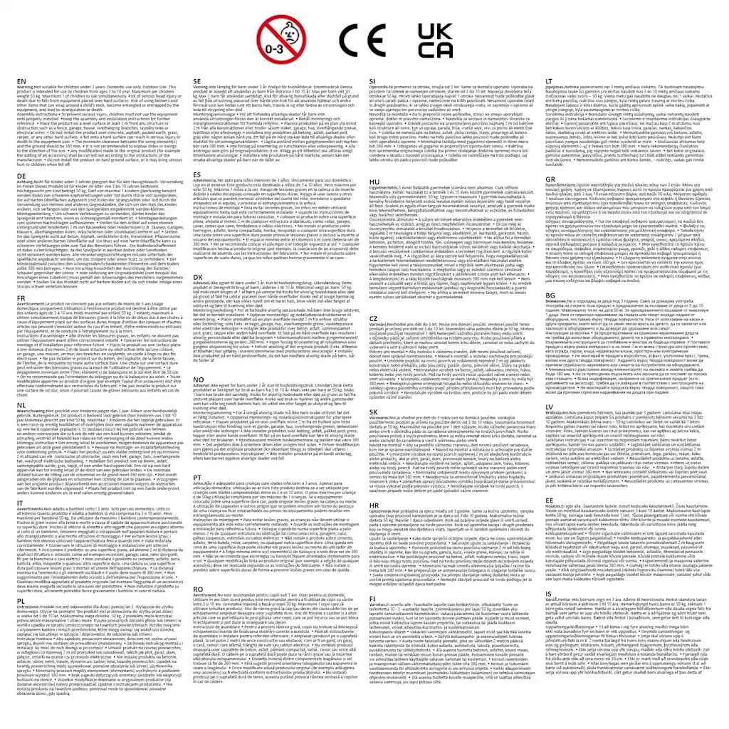Set Gioco da Esterno con Altalena Scala e Altalena a Disco 3283604
