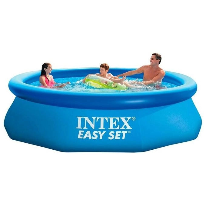 Intex 28122NP Easy Set Piscina Gonfiabile Rotonda Fuori Terra 305x76 cm con Pompa Filtro 1250 L-h colore Blu