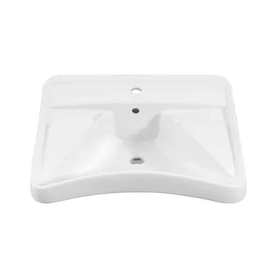 Lavabo sospeso per disabili 66 cm ergonomico con poggia gomiti