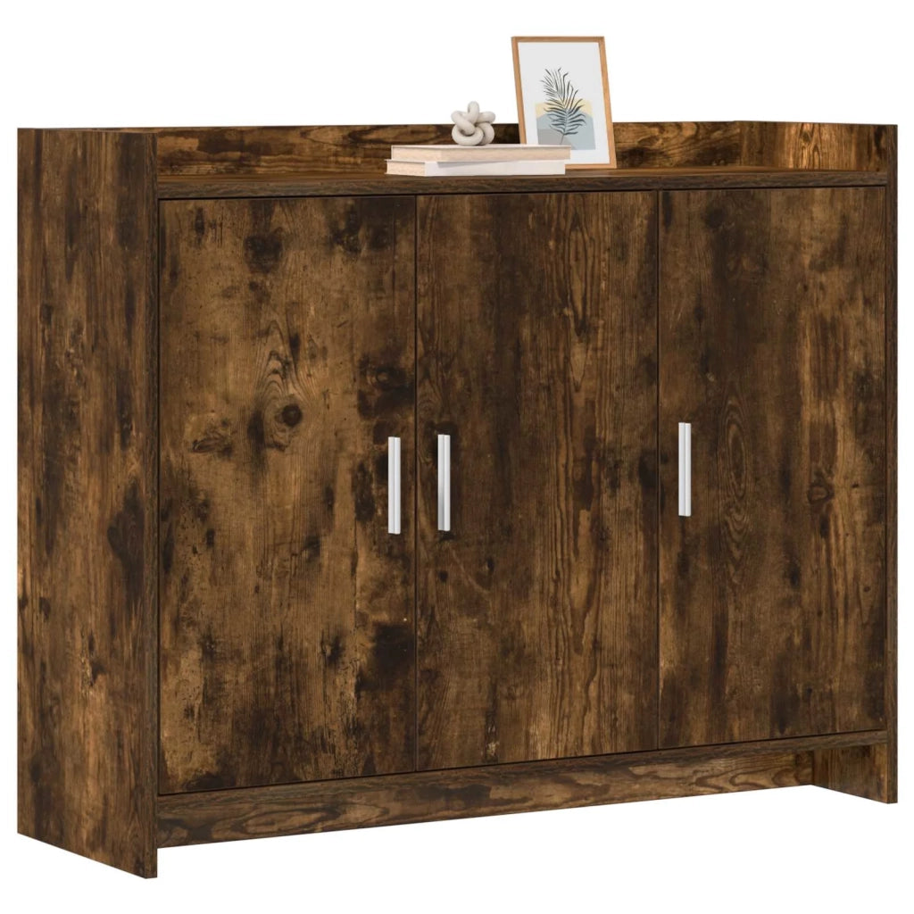 Credenza Rovere Fumo 98,5 x 33 x 80 cm Legno ingegnerizzato 8011127
