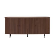 Credenza in legno "Noble" - 180 x 40 x 80 cm - Marrone