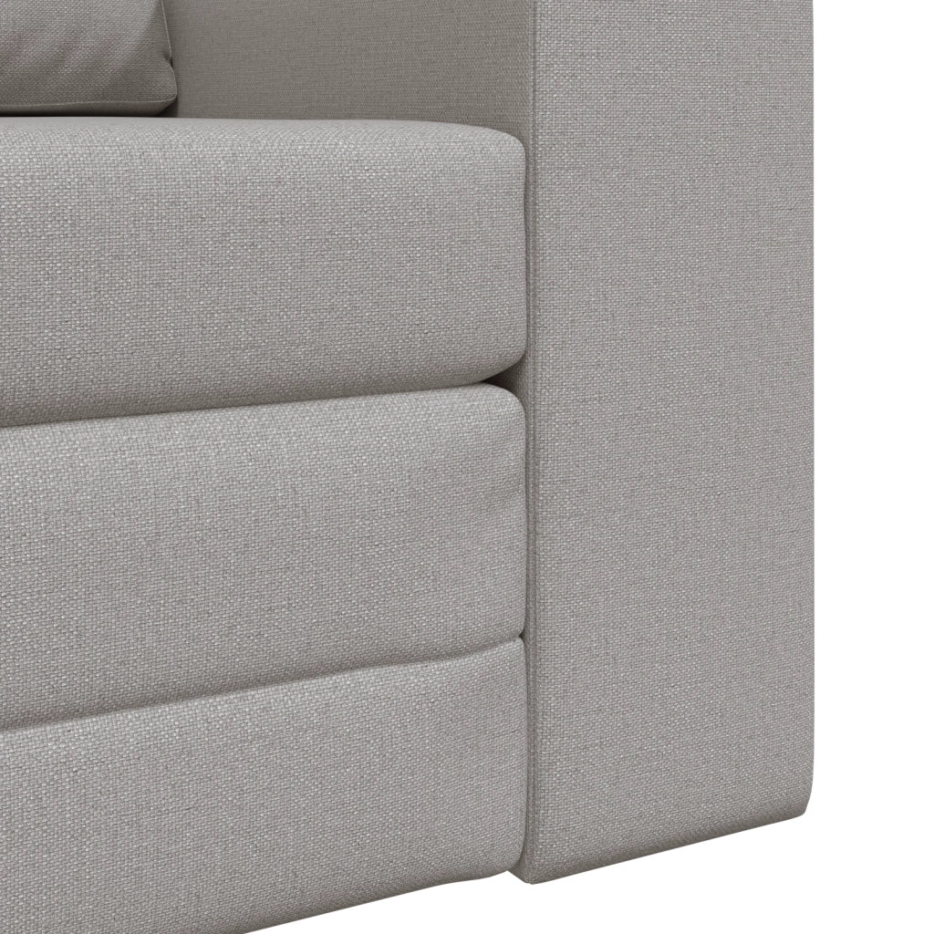 Divano Letto 2-in-1 Grigio Nuvola 98x71x83 cm Tessuto