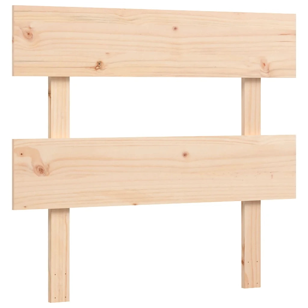 Letto per Anziani con Testiera-Struttura Letto per Anziani Single in Legno Massello 593402