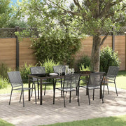 Set da Pranzo per Giardino 7 pcs Antracite 3379287
