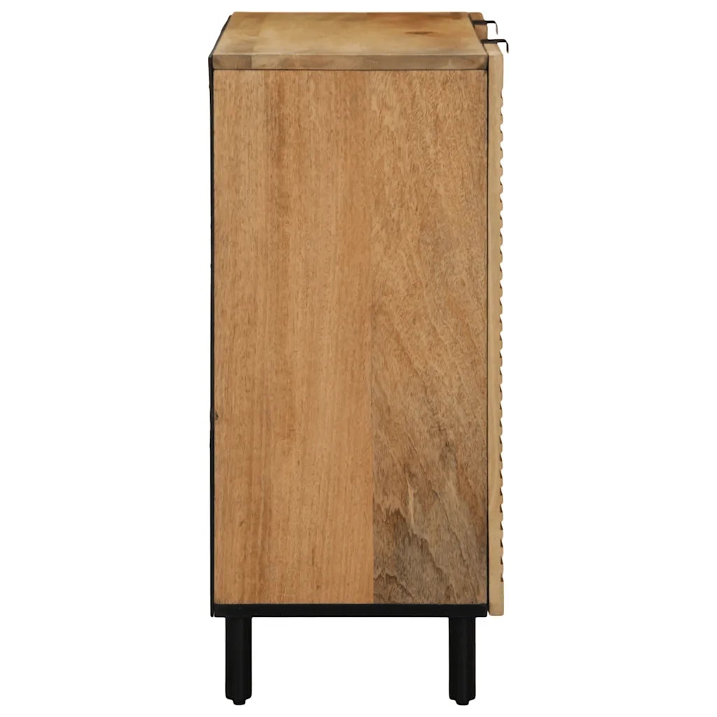 Credenza Marrone 90x33x75 cm in Legno Massello di Mango 4017748