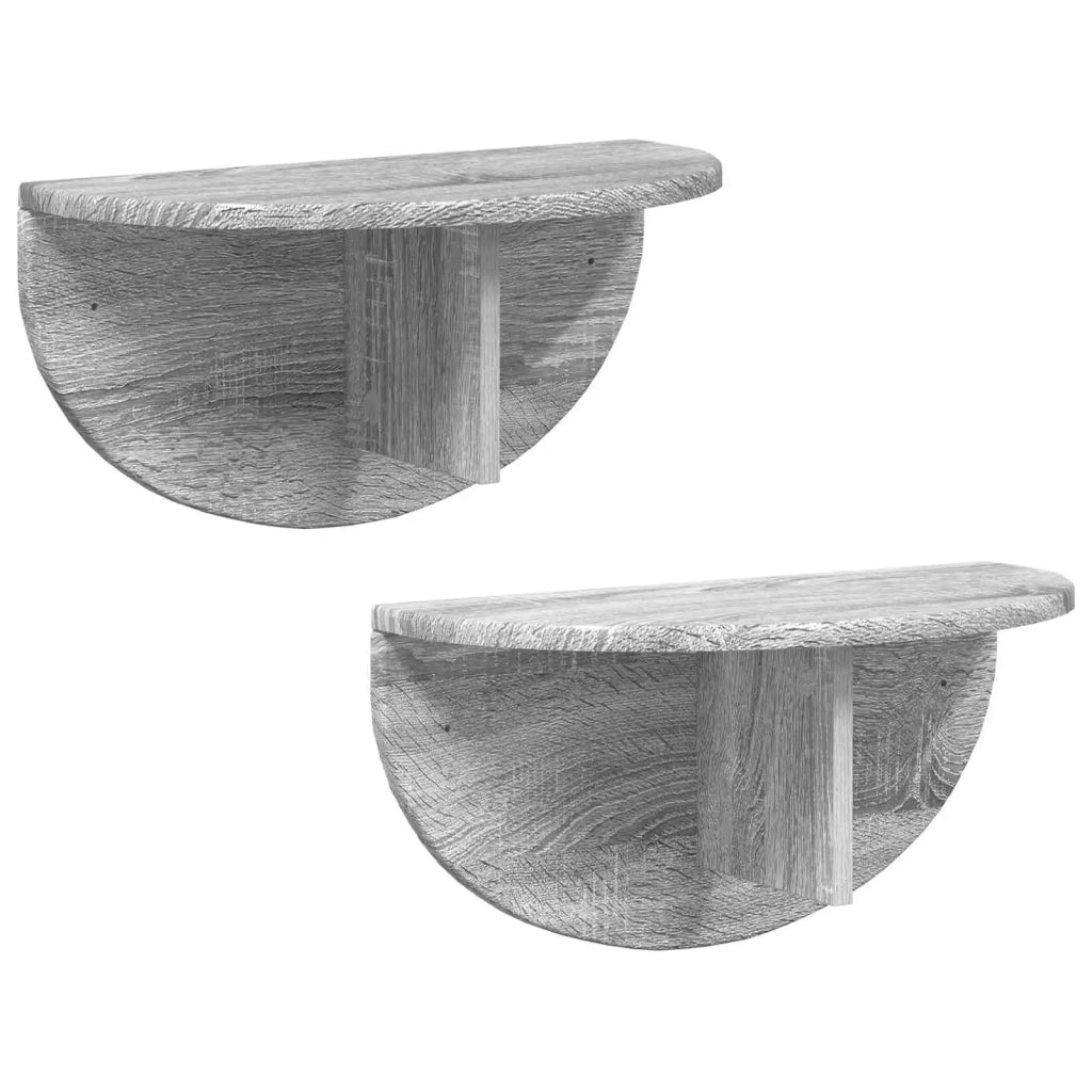 Scaffale da parete 2 pcs Grigio Sonoma 48 x 24 x 24 cm 891441