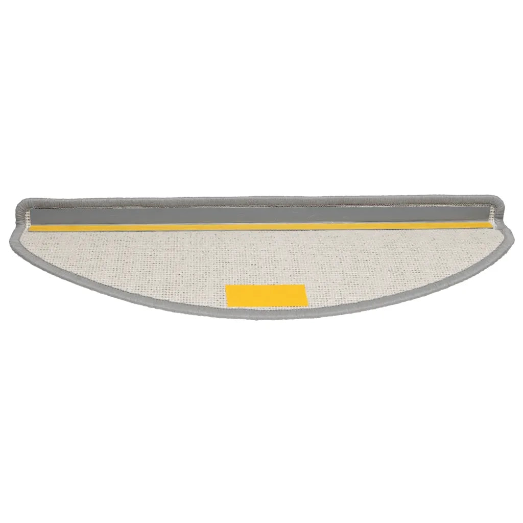 Tappetini per scale 20 pz | Gradini per Scale 65x21x4 cm Grigio Semicircolari Grandi