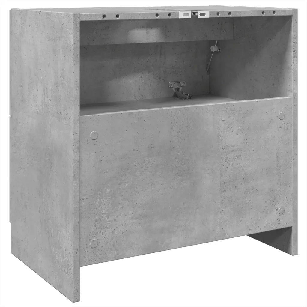 Mobile Lavabo | Armadio Lavabo Grigio Cemento 59x37x59 cm in Truciolare