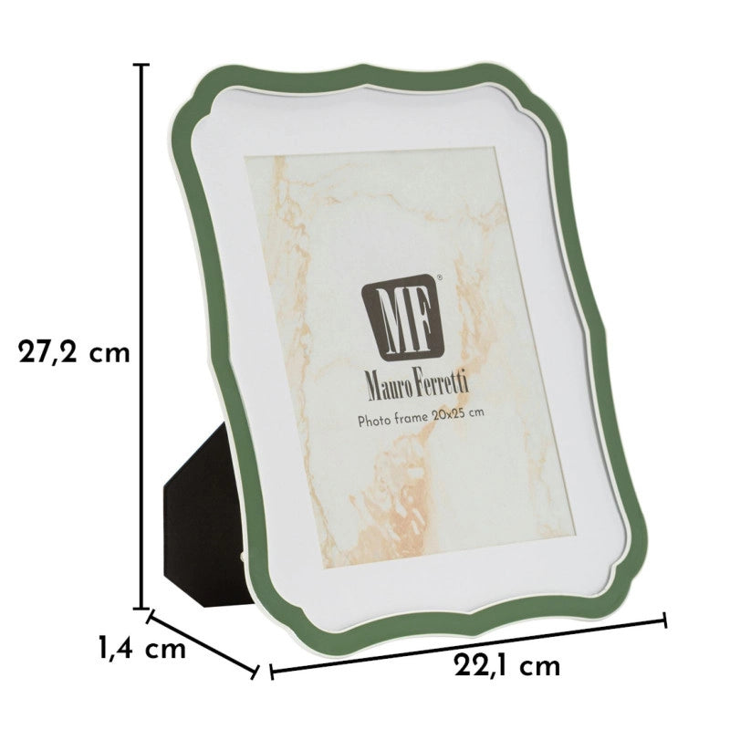 Cornice Margot Verde cm 22,1x1,4x27,2 (misura Interna cm 20x25)