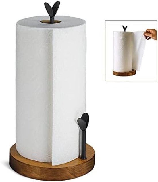 Supporto per pentole in legno con base in legno - Progettato per un uso unico e stabile