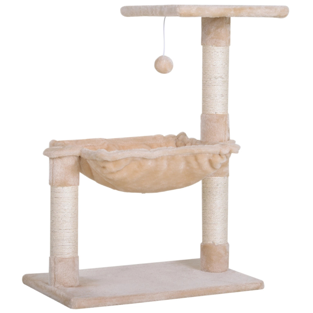 ¨¢rbol Rascador para Gatos ¨C zephmum ¨C 50x36x70 cm Beige