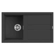 Lavello Elleci Incasso 1 vasca 86x51 Best 400 Granitek Antracite LGB40059