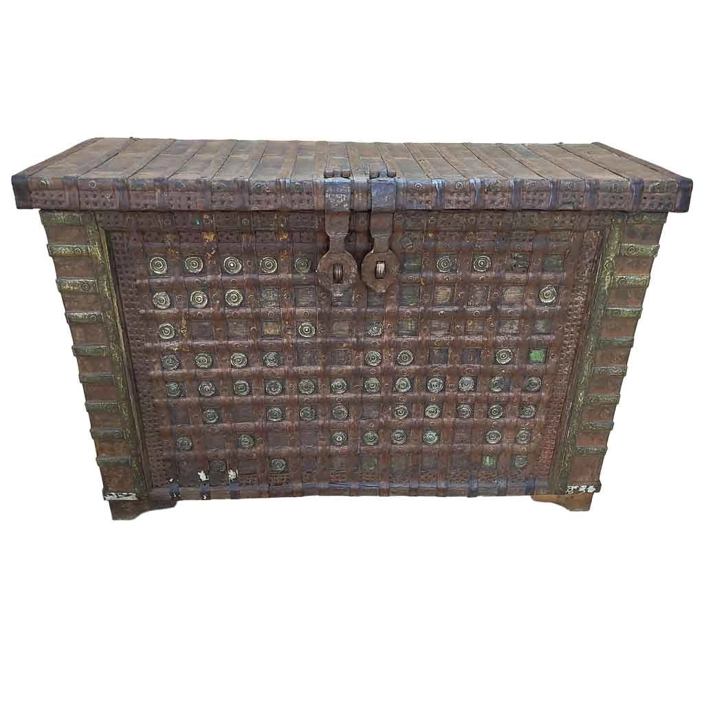 Baule in legno fatta a mano 136x46x96h cm