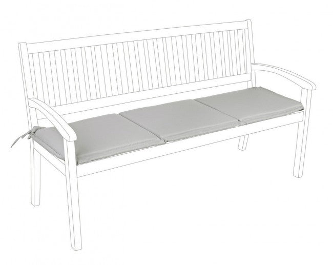 Cuscino Poly180 Tortora per Panca 3 Posti in Tessuto per Esterno