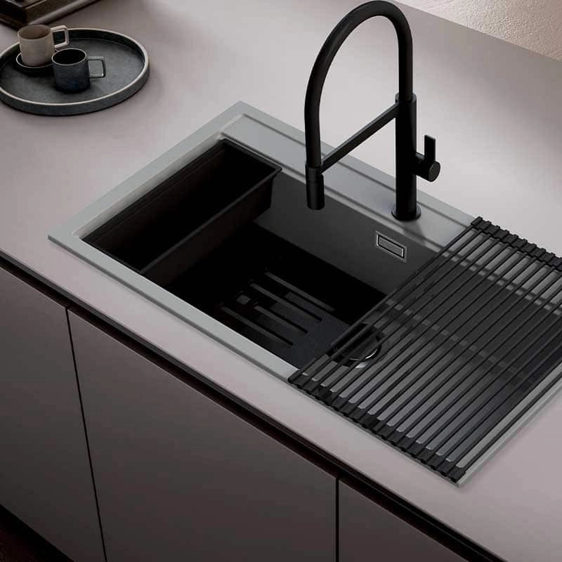 ACCESSORIO ELLECI COLANDER BEST WORKSTATION MATERIALE POLIPROPILENE NERO - AVP034BK