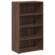 Buffet credenza cassettiera armadio mobile contenitore organizer cucina soggiorno salotto alto 70 x 41 x 124 cm legno ingegnerizzato marrone 02_0033922
