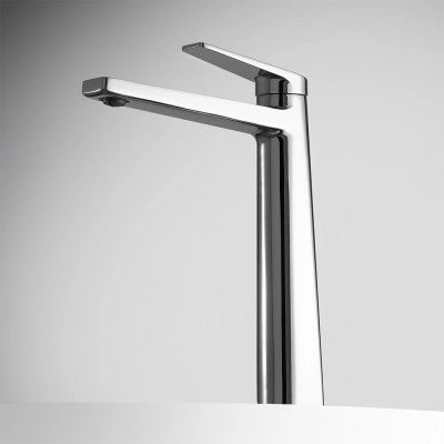 Set miscelatori cromato lucido lavabo alto e bidet in ottone Nemes