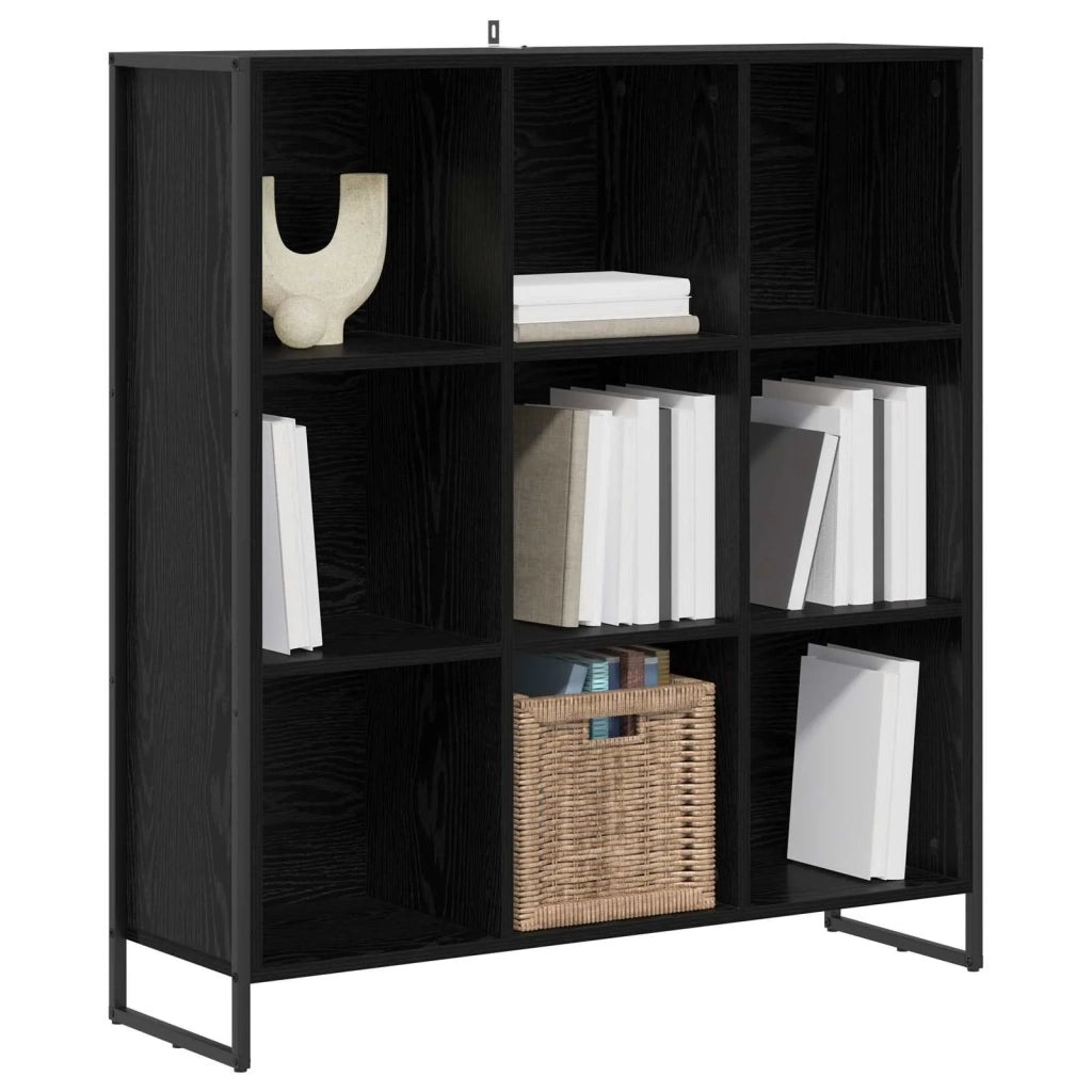 Armadio per Libri Rovere Nero 99.5 x 30 x 108.5 cm 886522