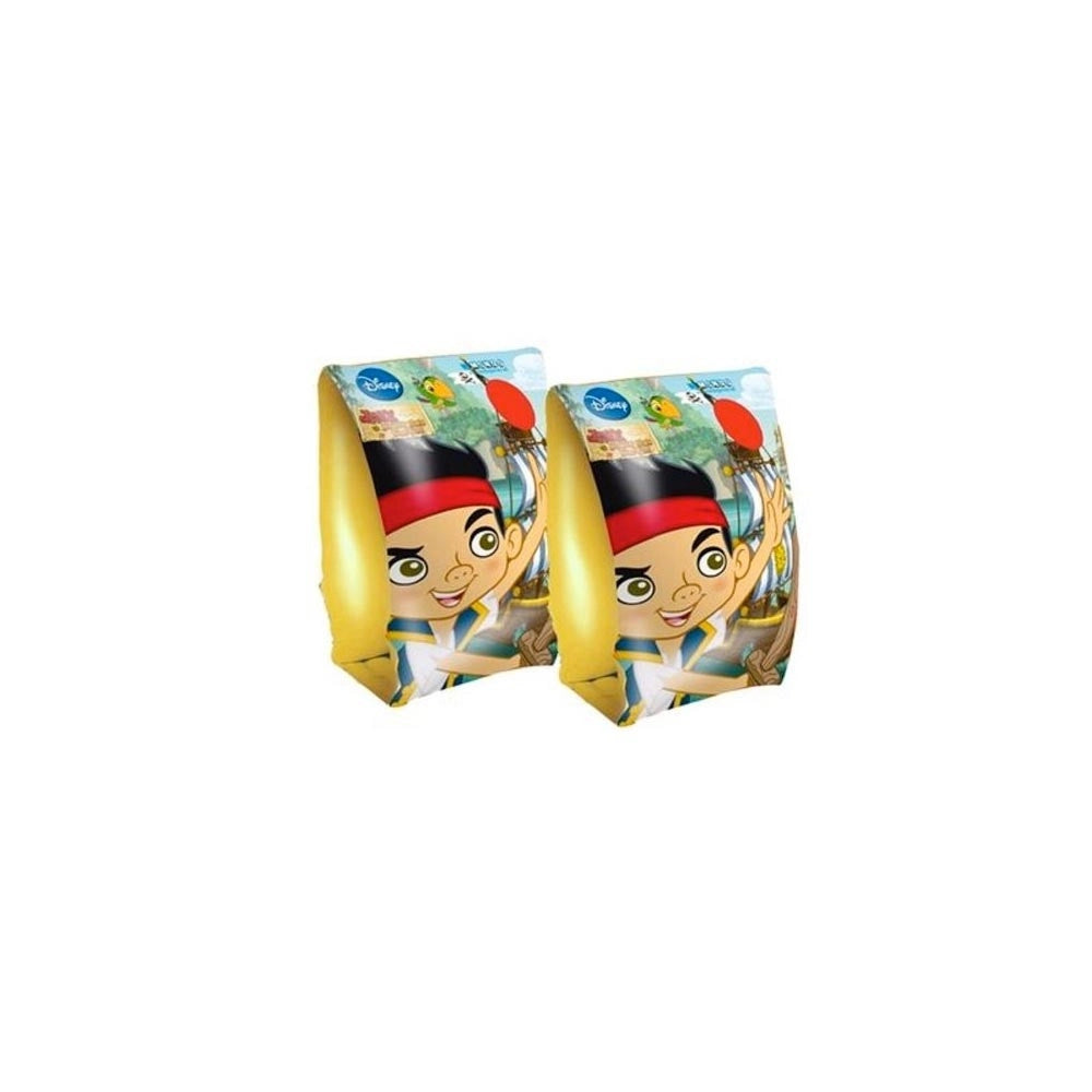 Trade Shop - Braccioli Mare Gonfiabili Per Bambini Jake Il Pirata 25 X 15 Cm Salvagente -