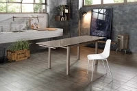 E-STYLO Tavolo allungabile moderno, caratterizzato da linee pulite e materiali di alta qualità, perfetto per chi cerca un arredo elegante e funzionale, 80cm X 130/200cm H. 75cm