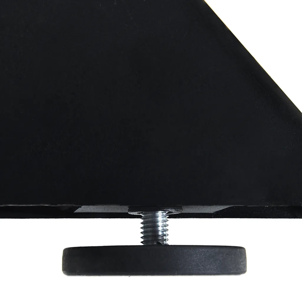 vidaXL Gamba per Tavolo da Pranzo a Forma di Ragno Nero 85x85x(72-73) cm Acciaio