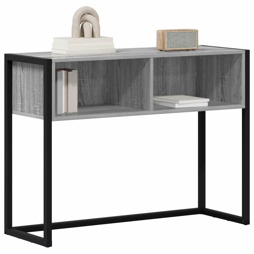 Tavolino Grigio Sonoma 100 x 36 x 75 cm Legno multistrato