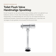 Corrosione resistente - Valvola di scarico per toilette - Alette in acciaio inox - Facile da installare - Universale - Duraturo - Buona tenuta ermetica - Valvola di scarico per rubinetto