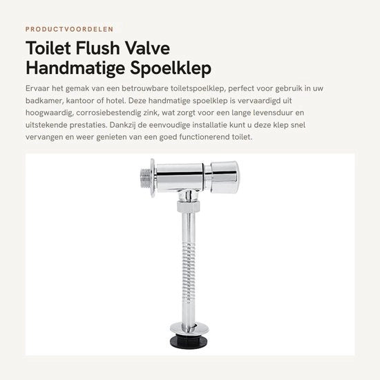Corrosione resistente - Valvola di scarico per toilette - Alette in acciaio inox - Facile da installare - Universale - Duraturo - Buona tenuta ermetica - Valvola di scarico per rubinetto