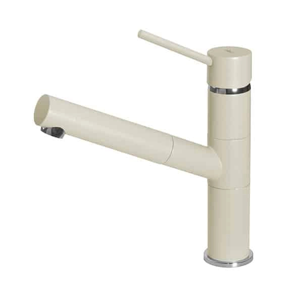 Rubinetto Miscelatore Cucina Elleci Reno Granitek Bianco Antico MGKREN62
