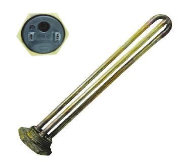 Resistenza per scaldabagno dritta su tappo RDT TW3 220V Universale (1"1/4-1200)