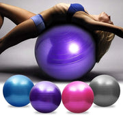 Trade Shop - Palla Da Fitness Yoga Ginnastica Con Pompa Per Pilates Esercizi Allenamento 85cm -