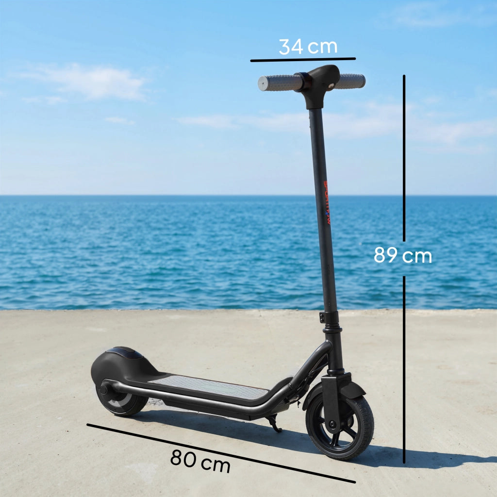 Trottinette Elettrica Bambini 6-14 Anni ¨C zephmum ¨C LED RGB Nero 6.5''
