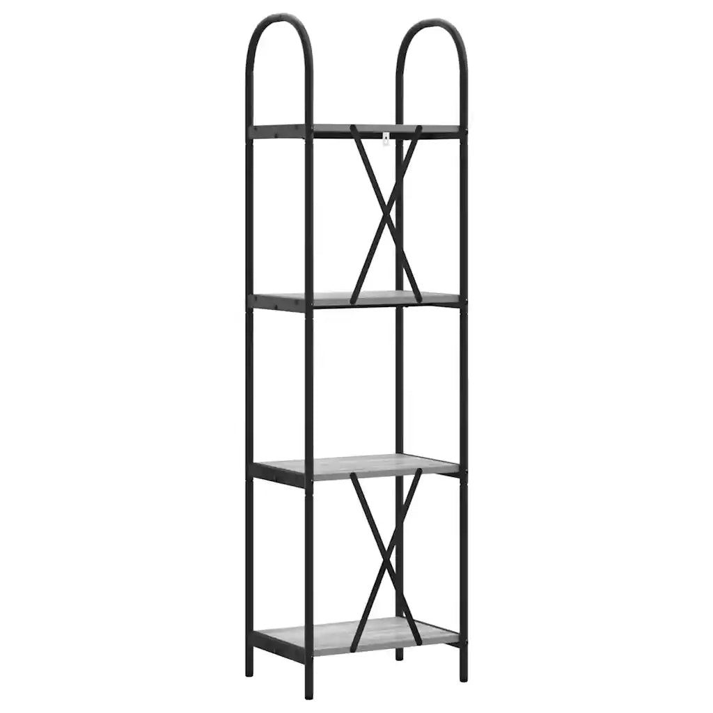 Libreria Grigio Sonoma 40 x 30 x 146 cm Legno multistrato 879932
