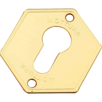 MOSTRINA PORTA BLINDATA 95297 MOTTURA - F.SAGOM OTTONE MM 52X64- 5 pezzi
