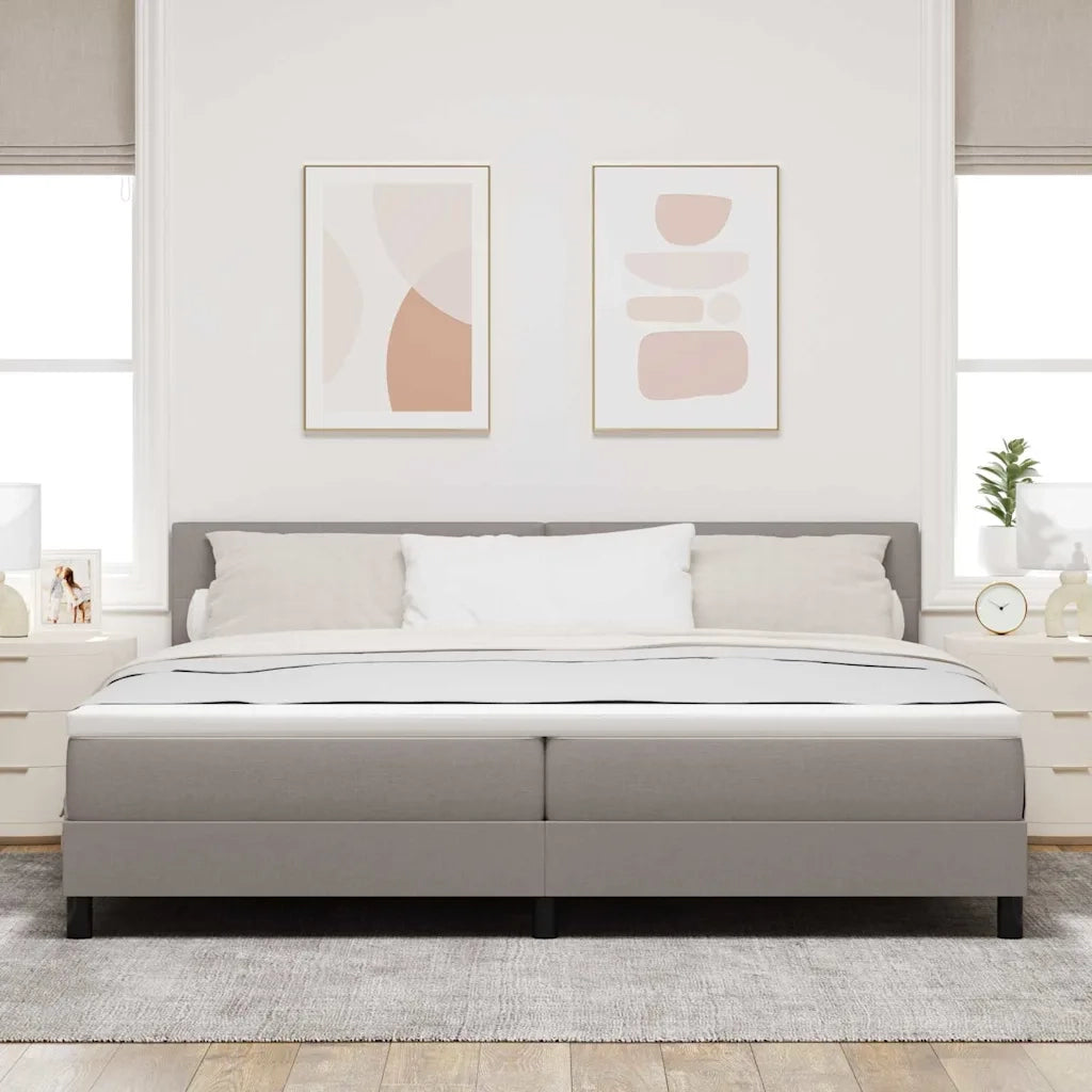 Letto a molle con materasso con led Talpa 200 x 200 cm Tessuto