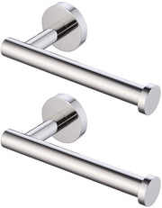 Supporto per carta igienica in acciaio inox 304 a parete, montaggio a vite, 2 pezzi, laccato, A2175S12-P2