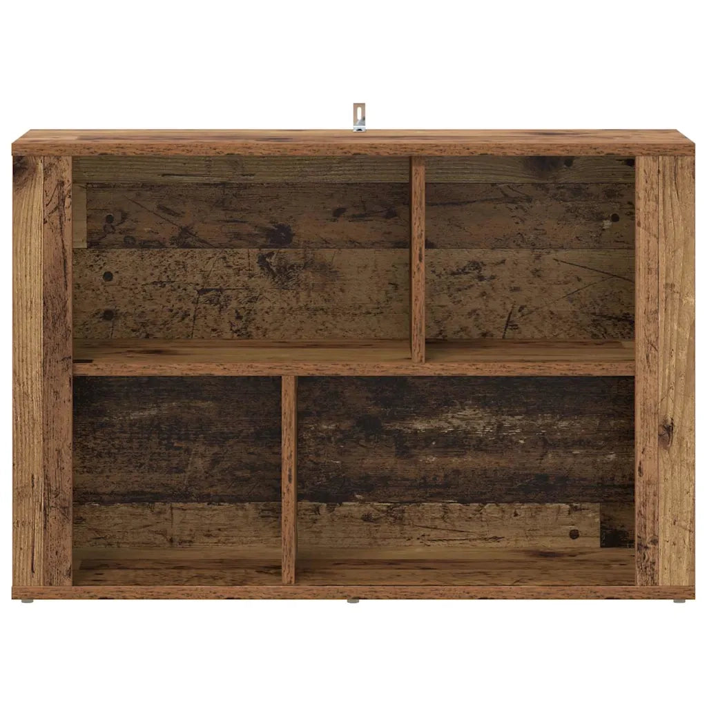 Credenza | Madia | Buffet da pranzo | Armadio da pranzo Legno vecchio 80 x 30 x 53 cm Legno multistrato